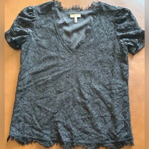 Joie Black Lace top